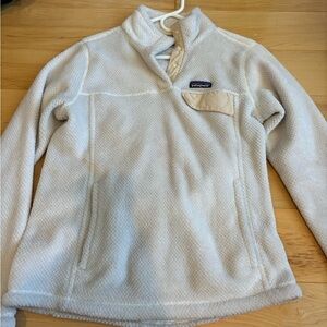 Patagonia Synchilla Fleece Sweater Cream Size M